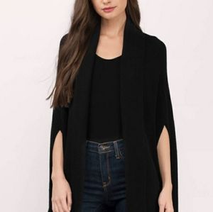 Cape style sweater